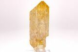 Gemmy Imperial Topaz Crystal - Pristine Termination #206044-2